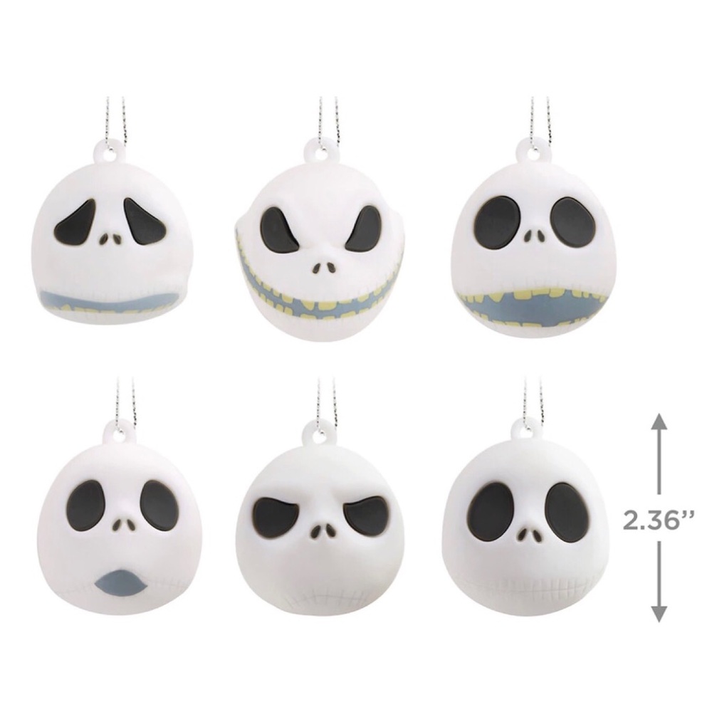 Hallmark Disney’s The Nightmare Before Christmas Set of (6) Mini Ornaments - Picture 4 of 12